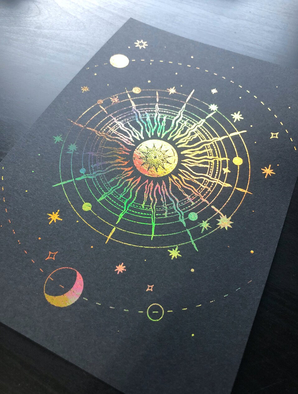 Sun Celestial Wall Art | Celestial Boho Print | Celestial Poster | Celestial Décor |