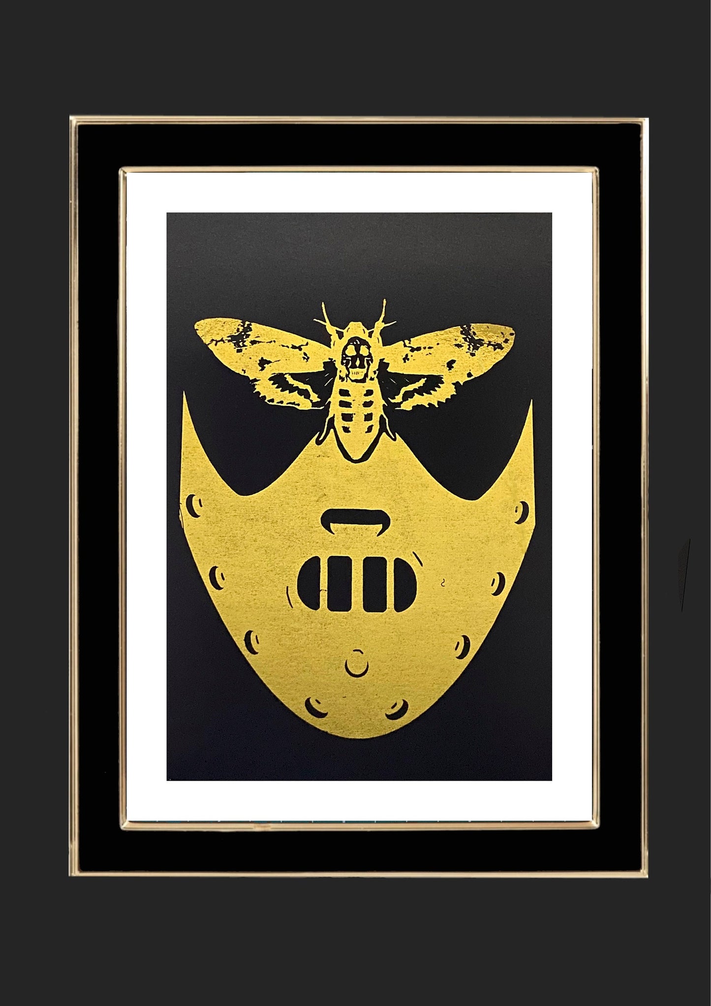Silence of the Lambs Minimalist Movie Poster Print - Hannibal Lecter Alternative Wall Art