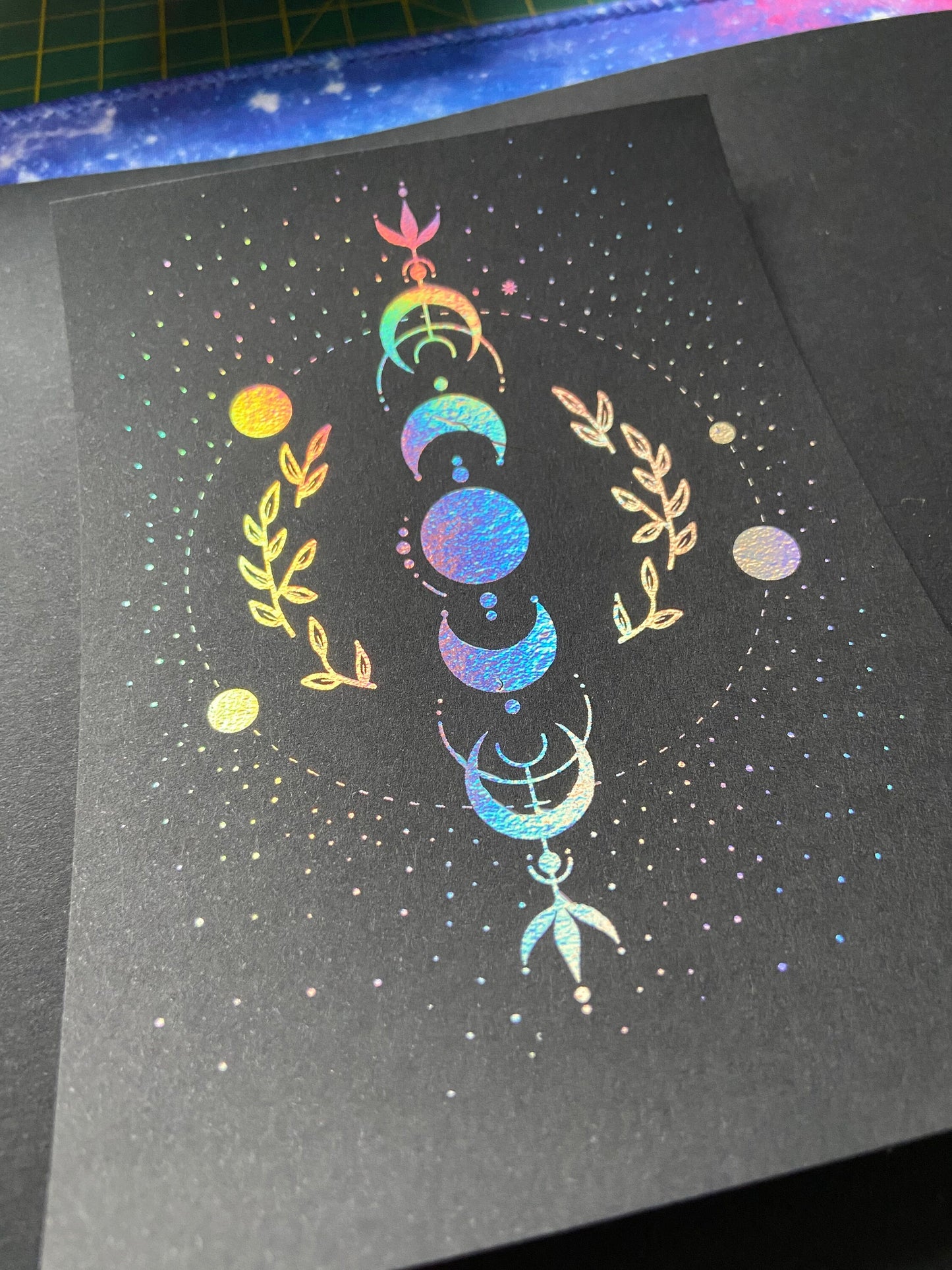 Moon Phases | Phases Of The Moon | Moon Print | Astronomy Print | Lunar Print | Abstract Print | Celestial Decor | Housewarming | Gift