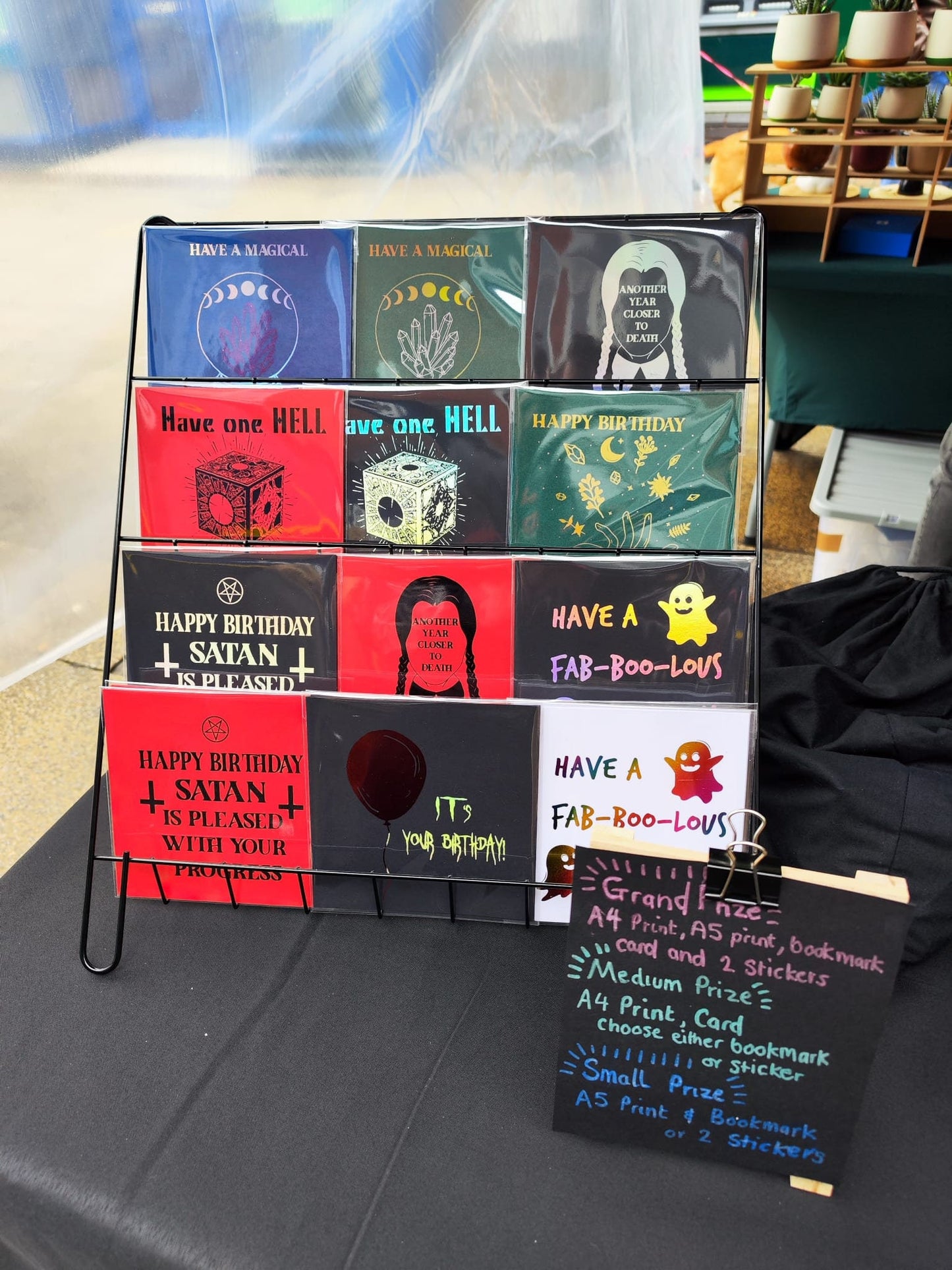 Horror Themed Cards Foiled- Hellraiser | Have one HELL of a Birthday