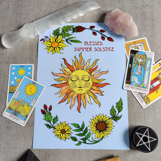 Summer Solstice A4 Print