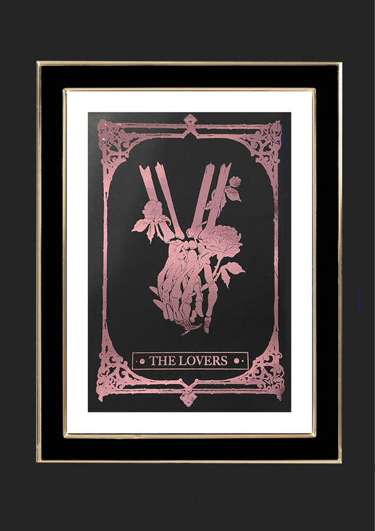 Lover's Tarot | Valentines Gift | Lover's Print | Gothic Decor | Gothic Valentines