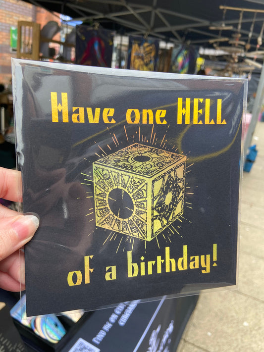 Hellraiser Foiled Birthday Card