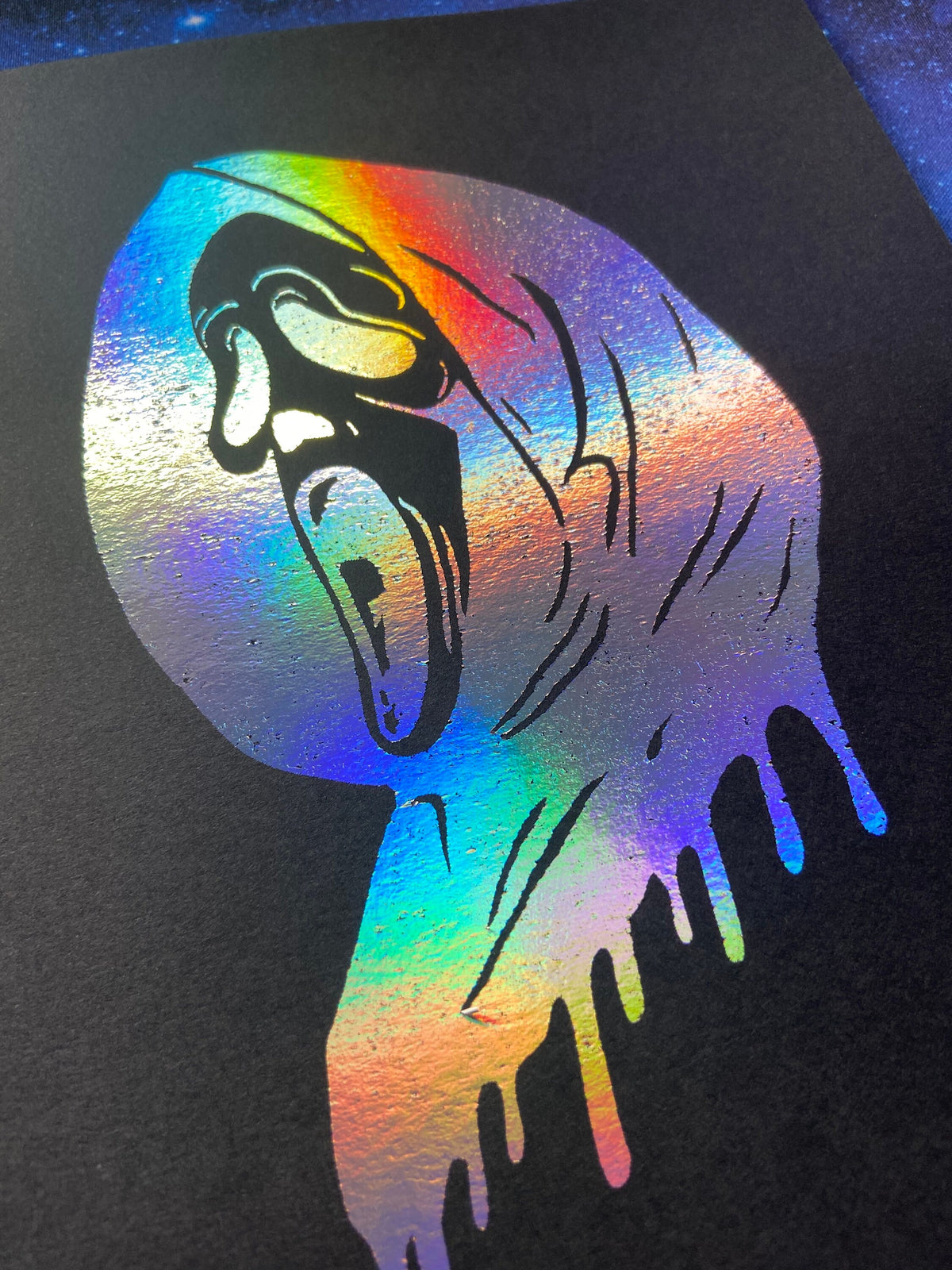 Pyrography Ghostface Ghostface Scream movie foiled print | Slasher | Halloween movie | Scre ...
