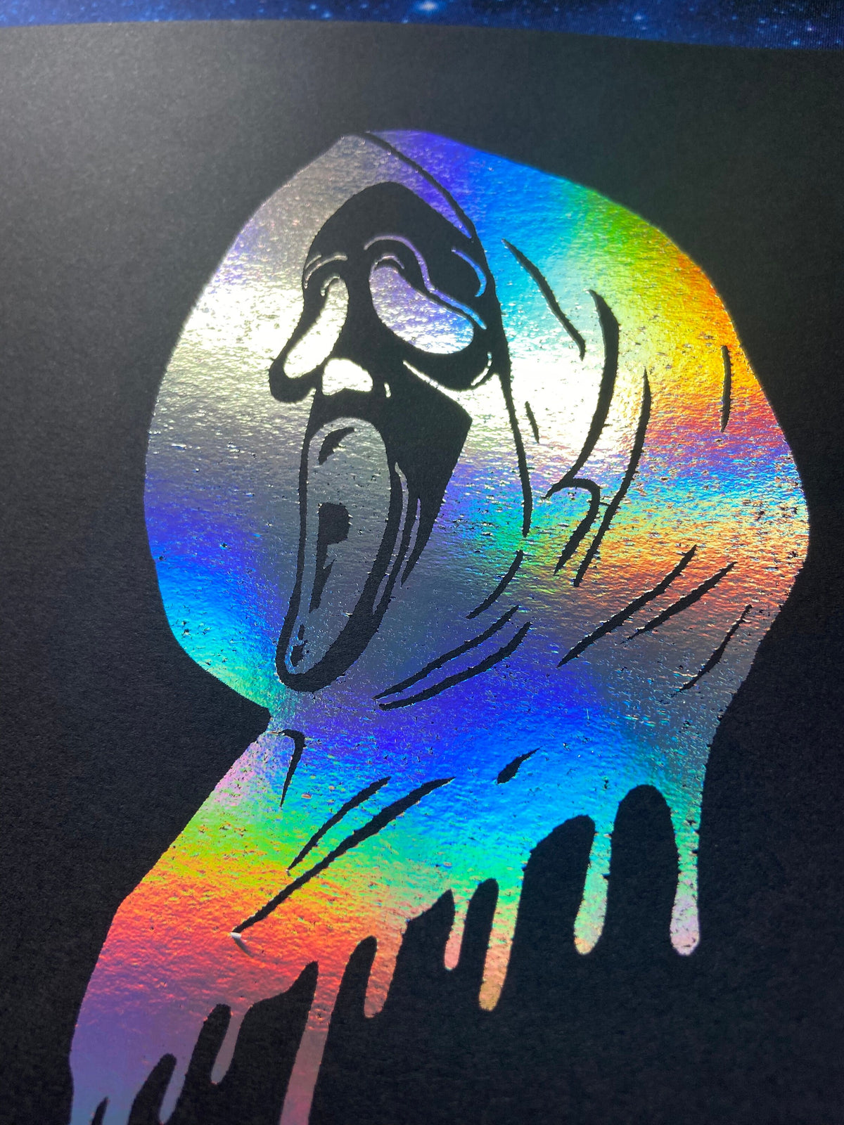 Pyrography Ghostface Ghostface Scream movie foiled print | Slasher | Halloween movie | Scre ...