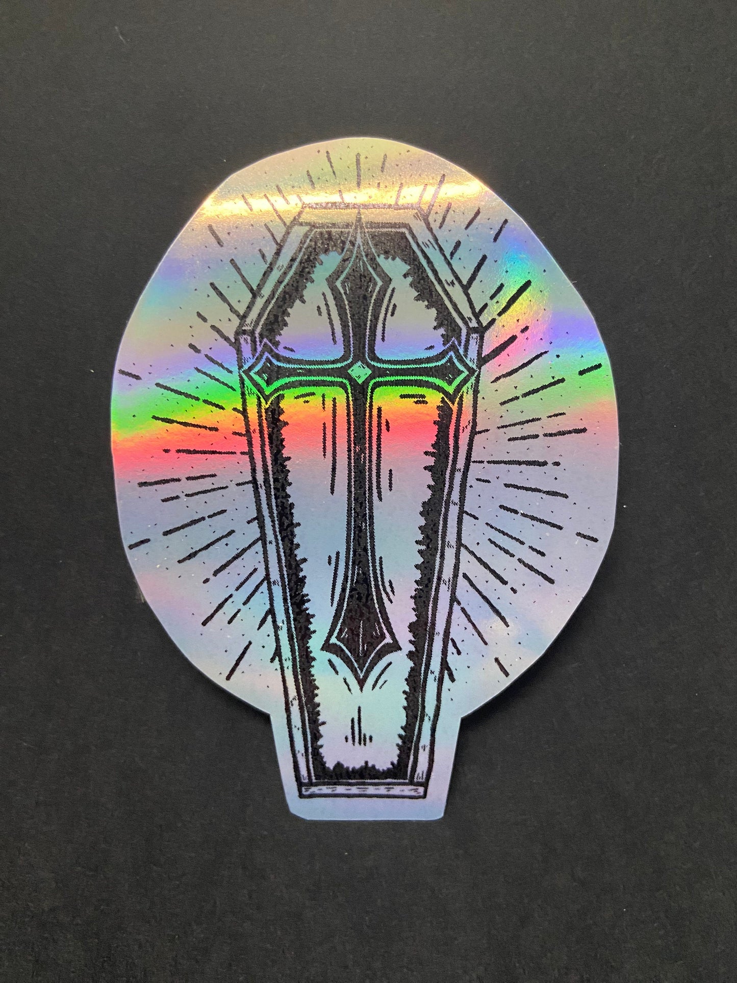 Gothic Holographic Sticker 4 Pack | Alternative Punk Stickers